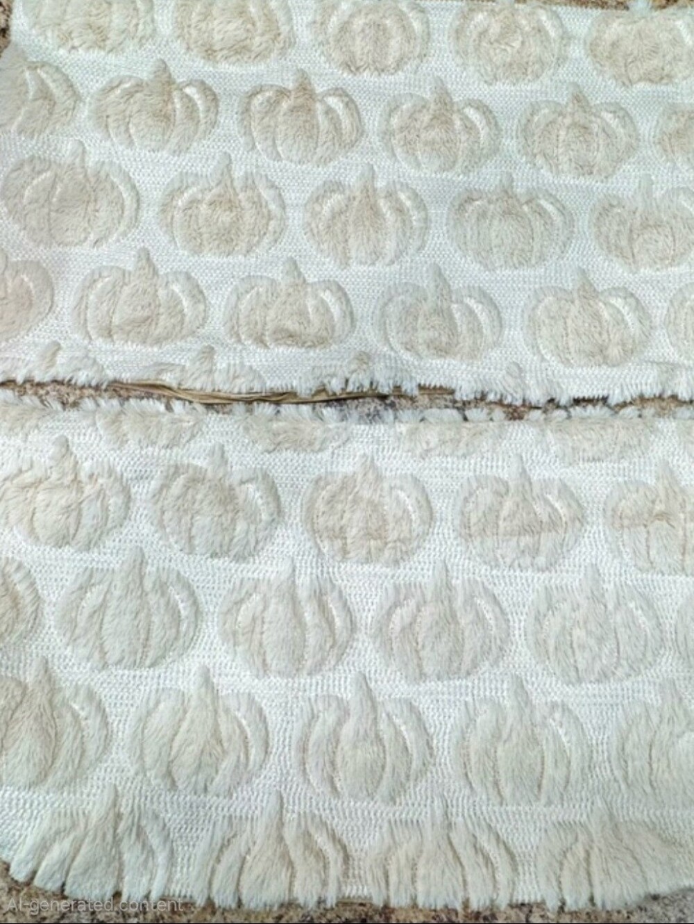 Throw Pillow Covers Neutral Pumpkin-Textured Set of 2